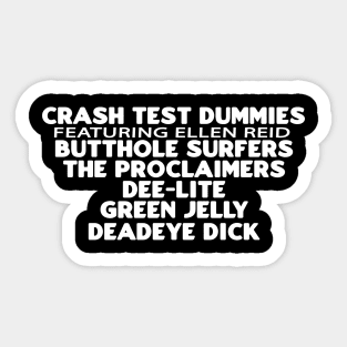 Dumb and DUmber quotes Sticker